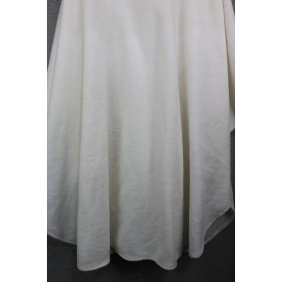 Liz Claiborne Ivory Fleece Cape Wrap w/Faux Fur Collar & Scarf-One Size - Picture 10 of 11